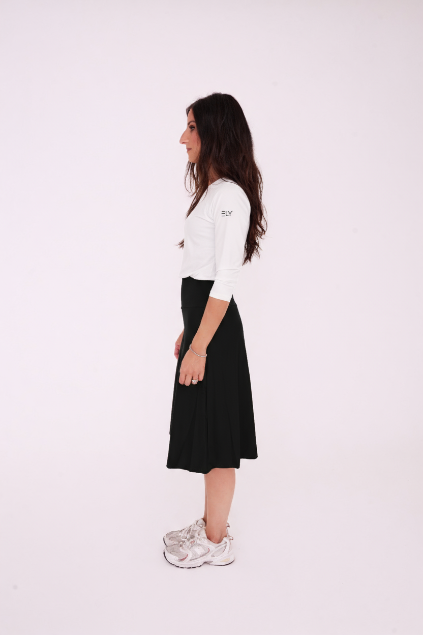 JUPE SHORT- Longueur sous les genoux