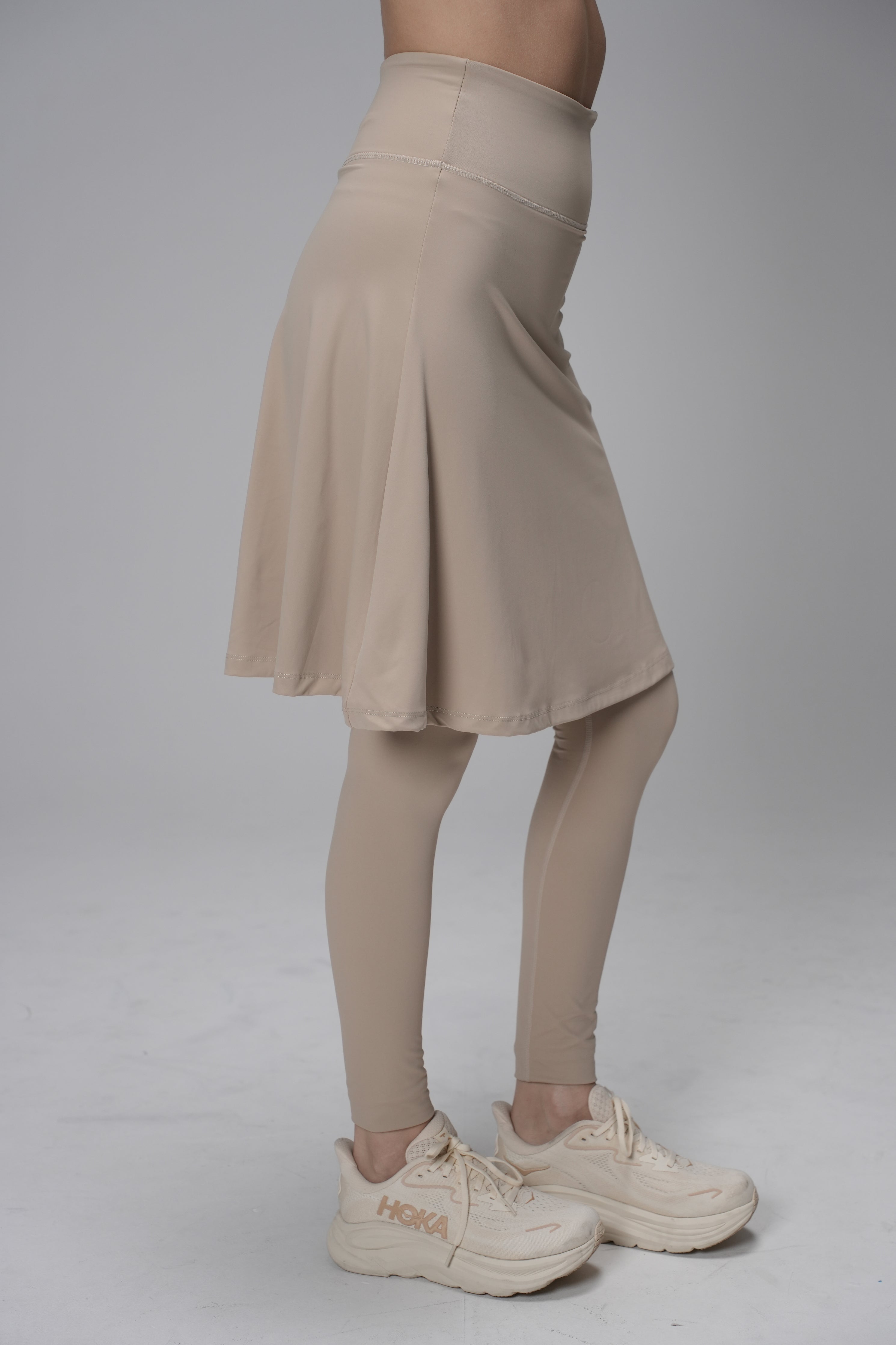 Legging-Jupe LUX Motion Taille Haute avec Poches – Longueur au-dessus du Genou