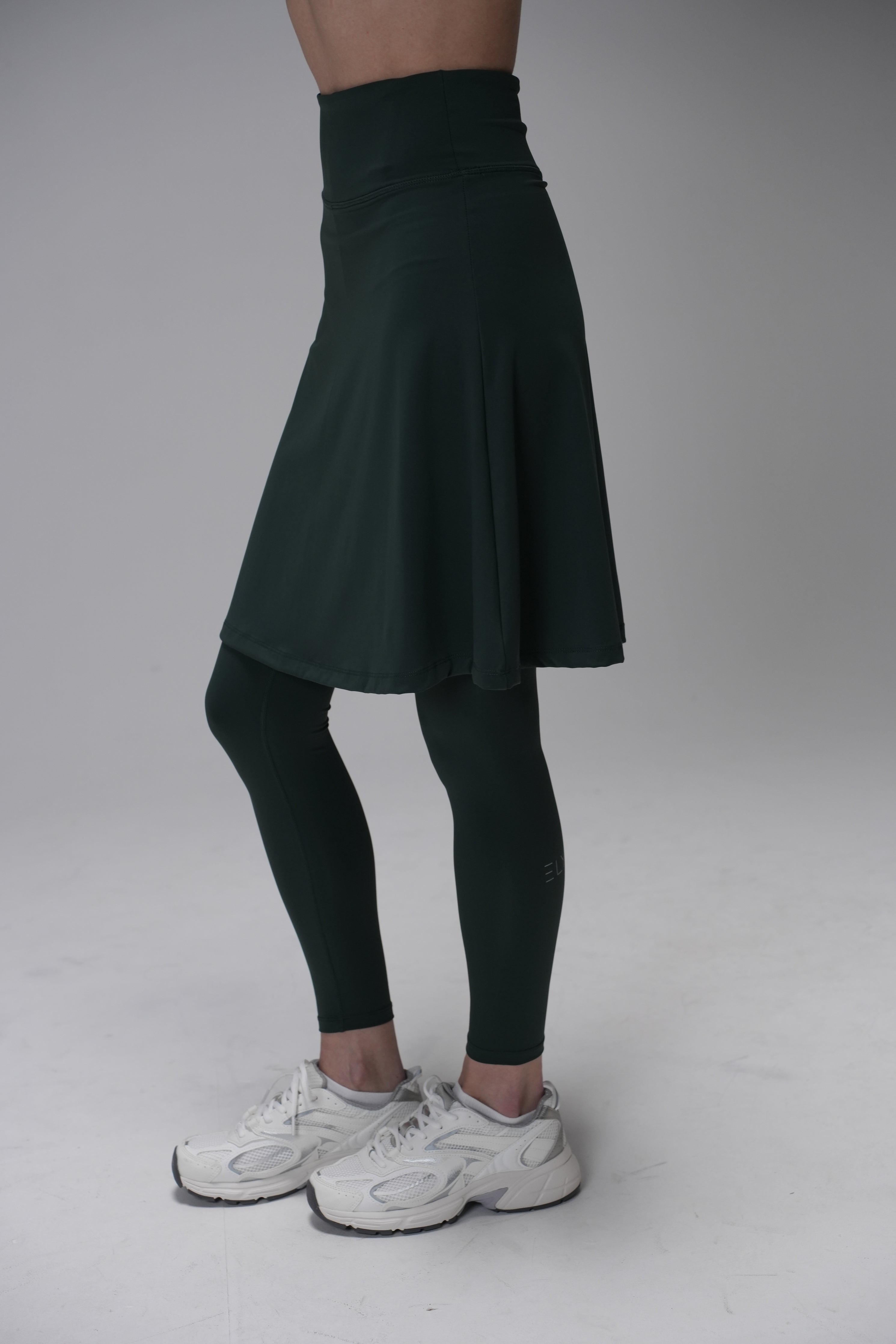 LUX Motion High-Waist Skirted Legging with Pockets - Above Knee