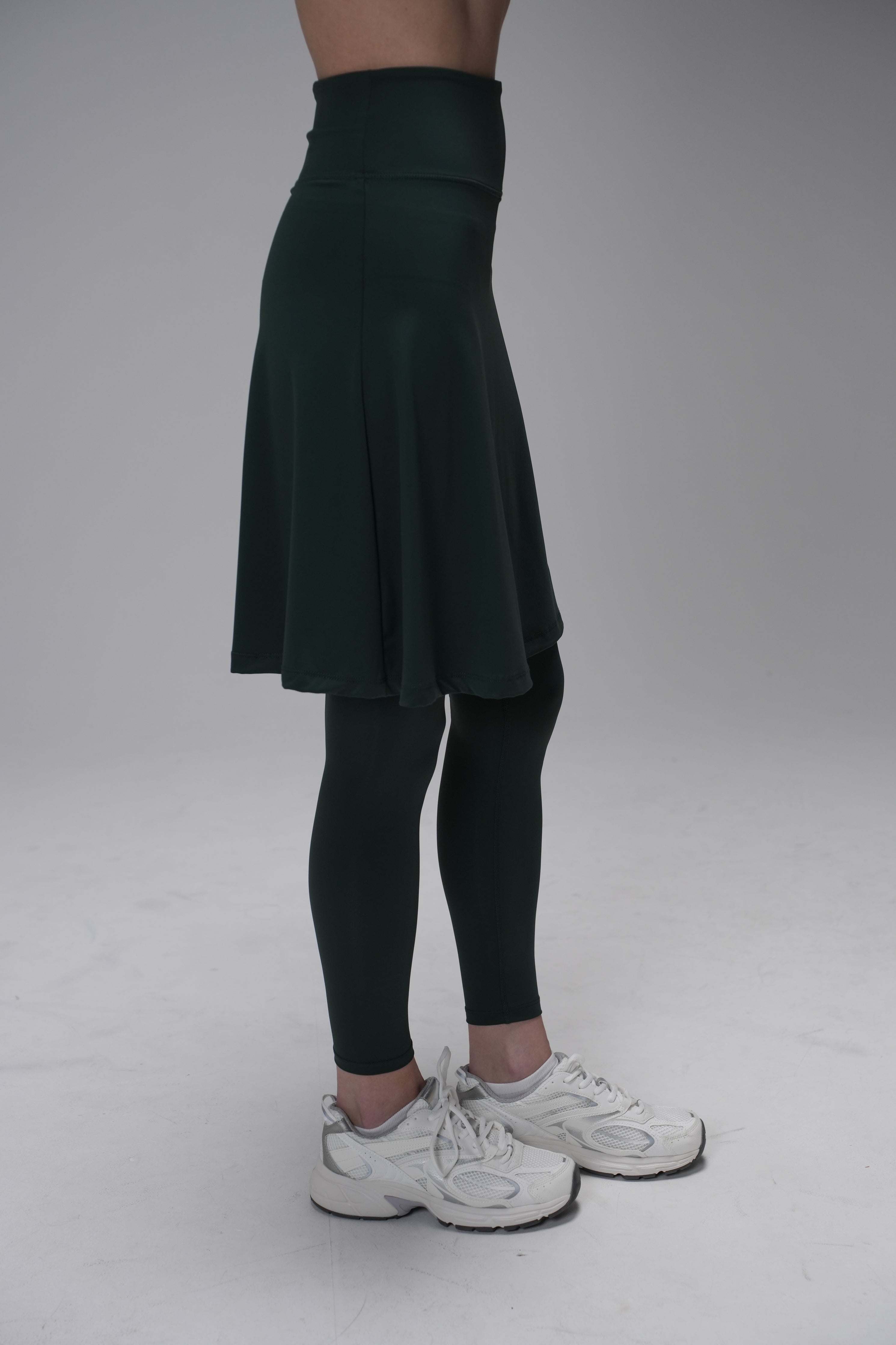 LUX Motion High-Waist Skirted Legging with Pockets - Above Knee