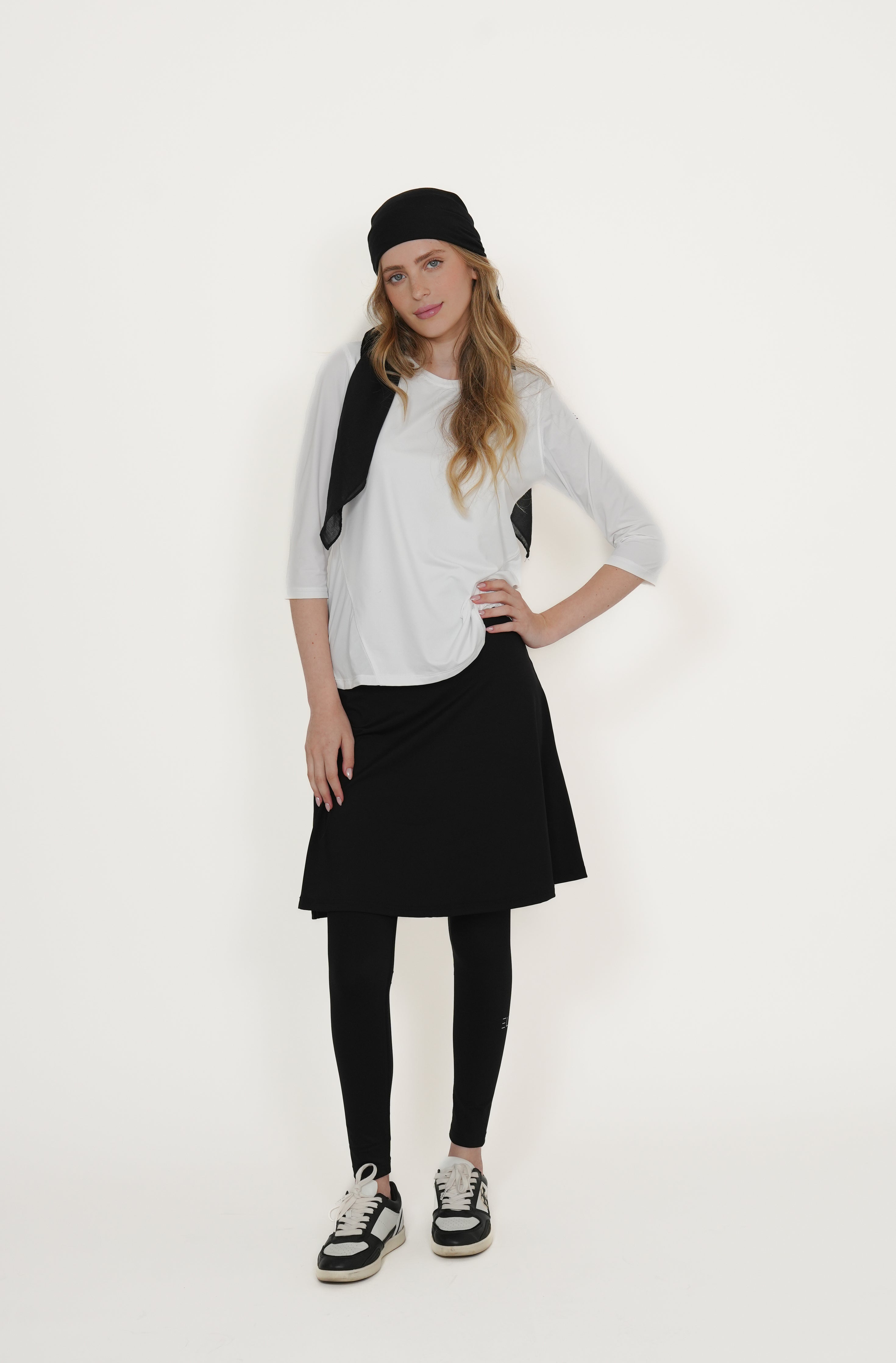 LUX Motion High-Waist Skirted Legging with Pockets - Above Knee