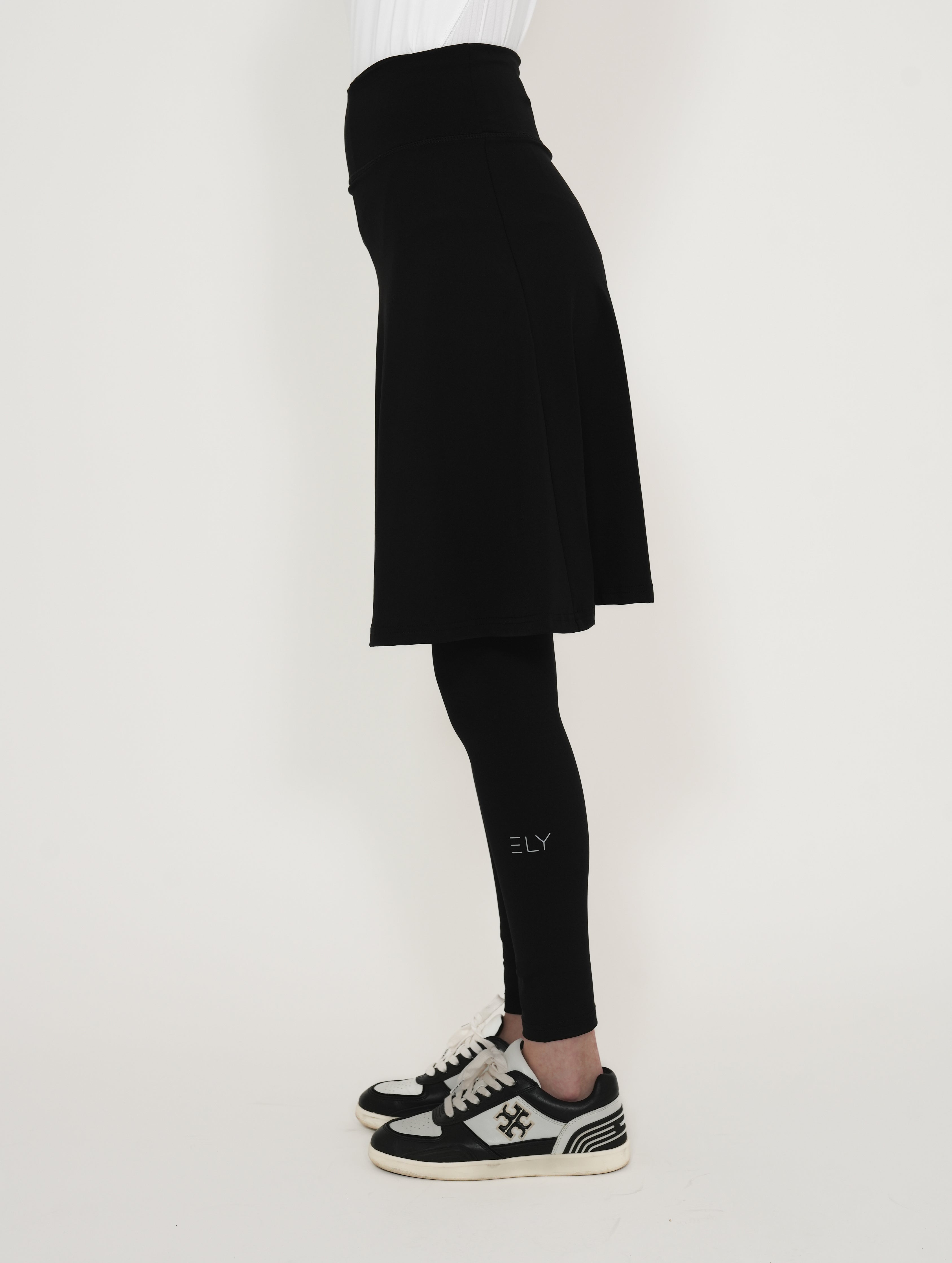 LUX Motion High-Waist Skirted Legging with Pockets - Above Knee