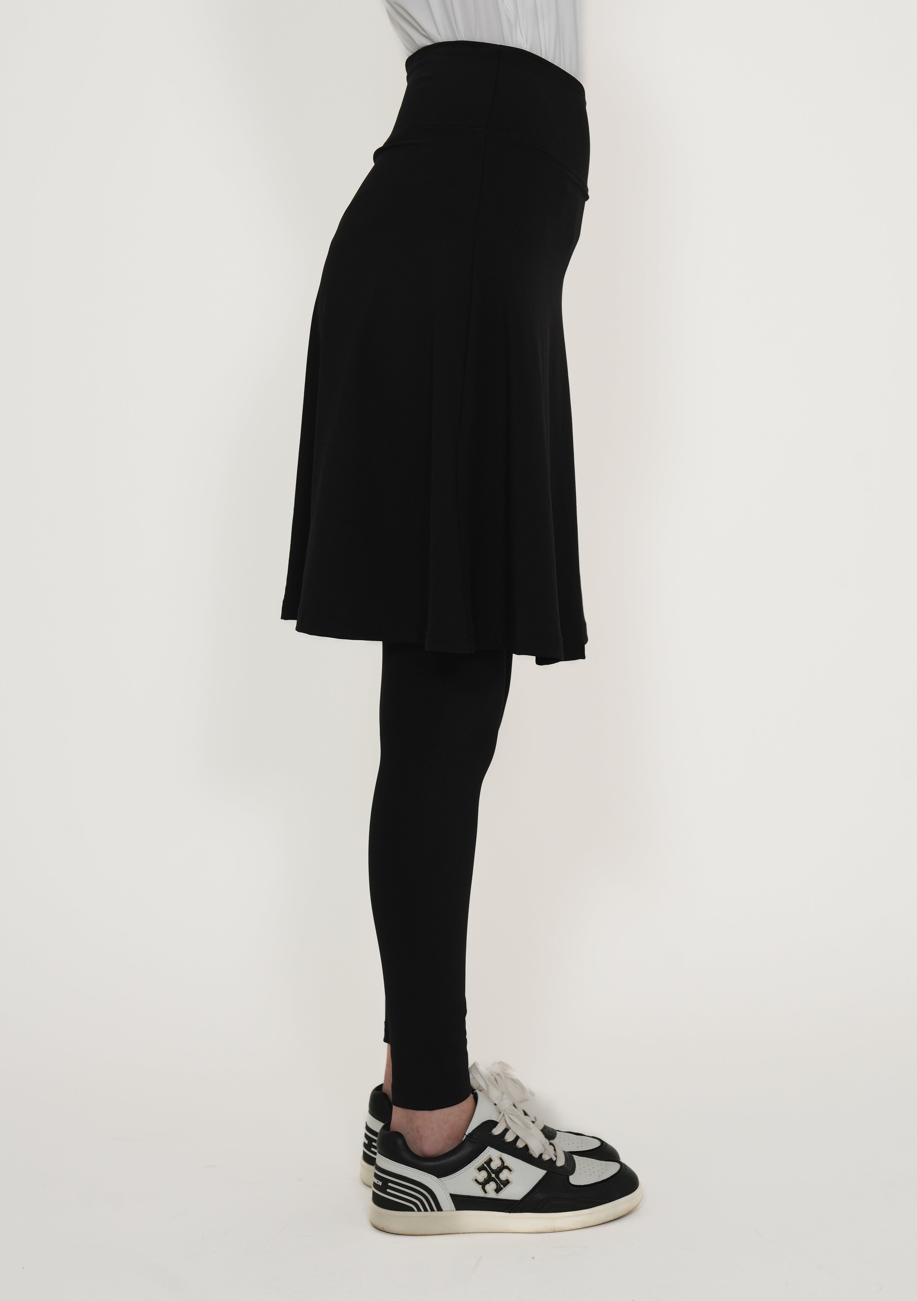 LUX Motion High-Waist Skirted Legging with Pockets - Above Knee