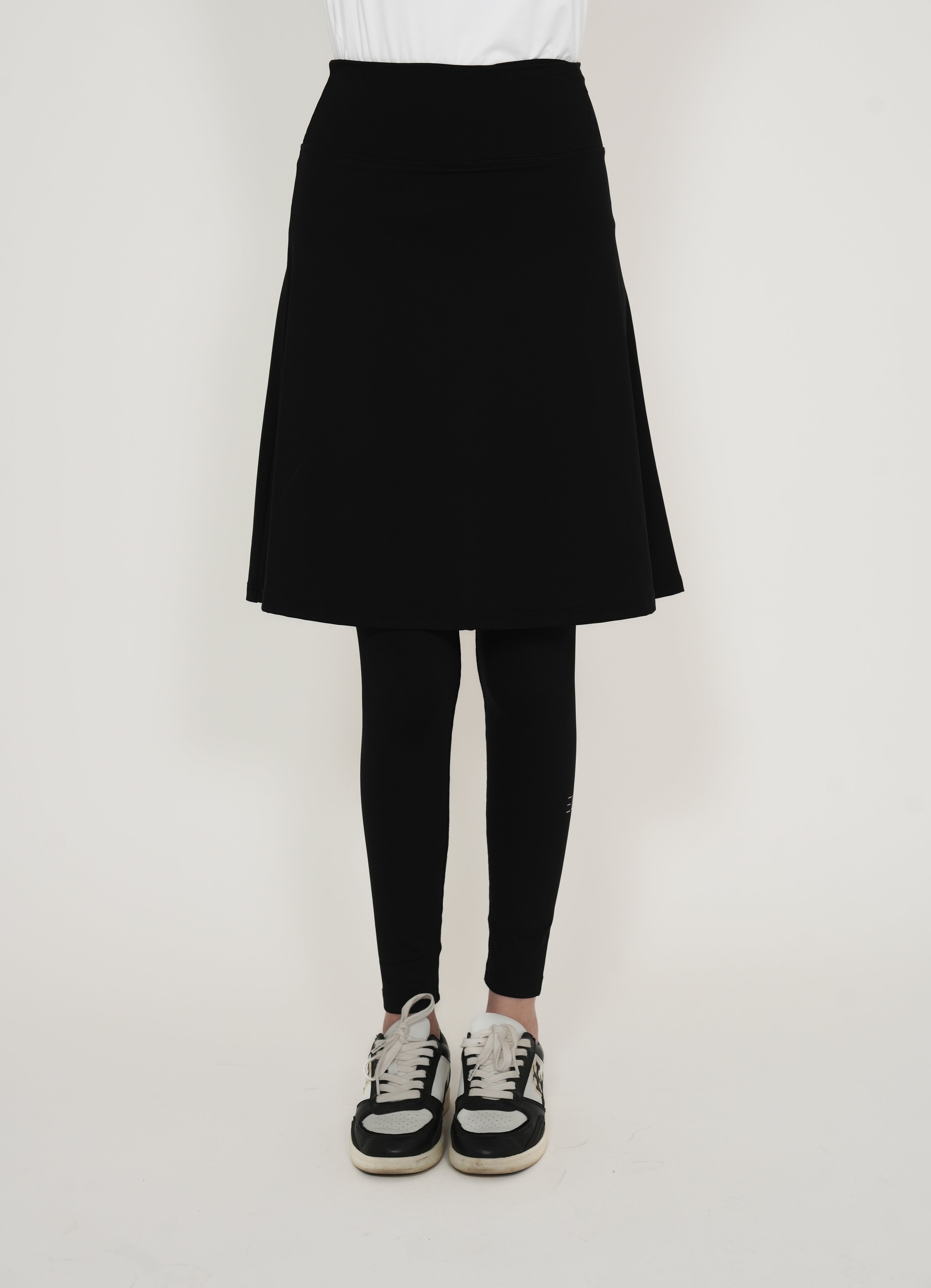 LUX Motion High-Waist Skirted Legging with Pockets - Above Knee