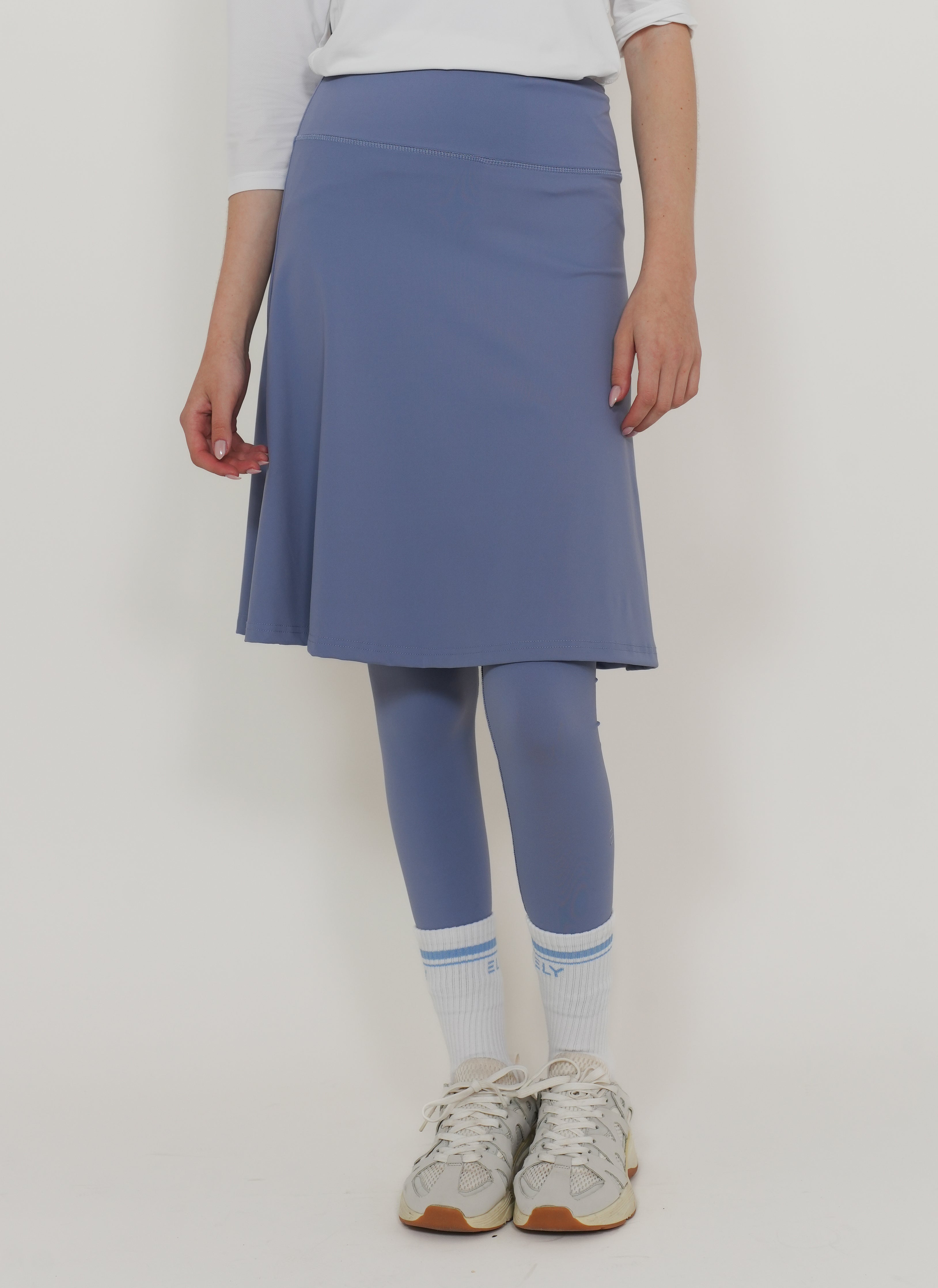 LUX Motion High-Waist Skirted Legging with Pockets - Above Knee