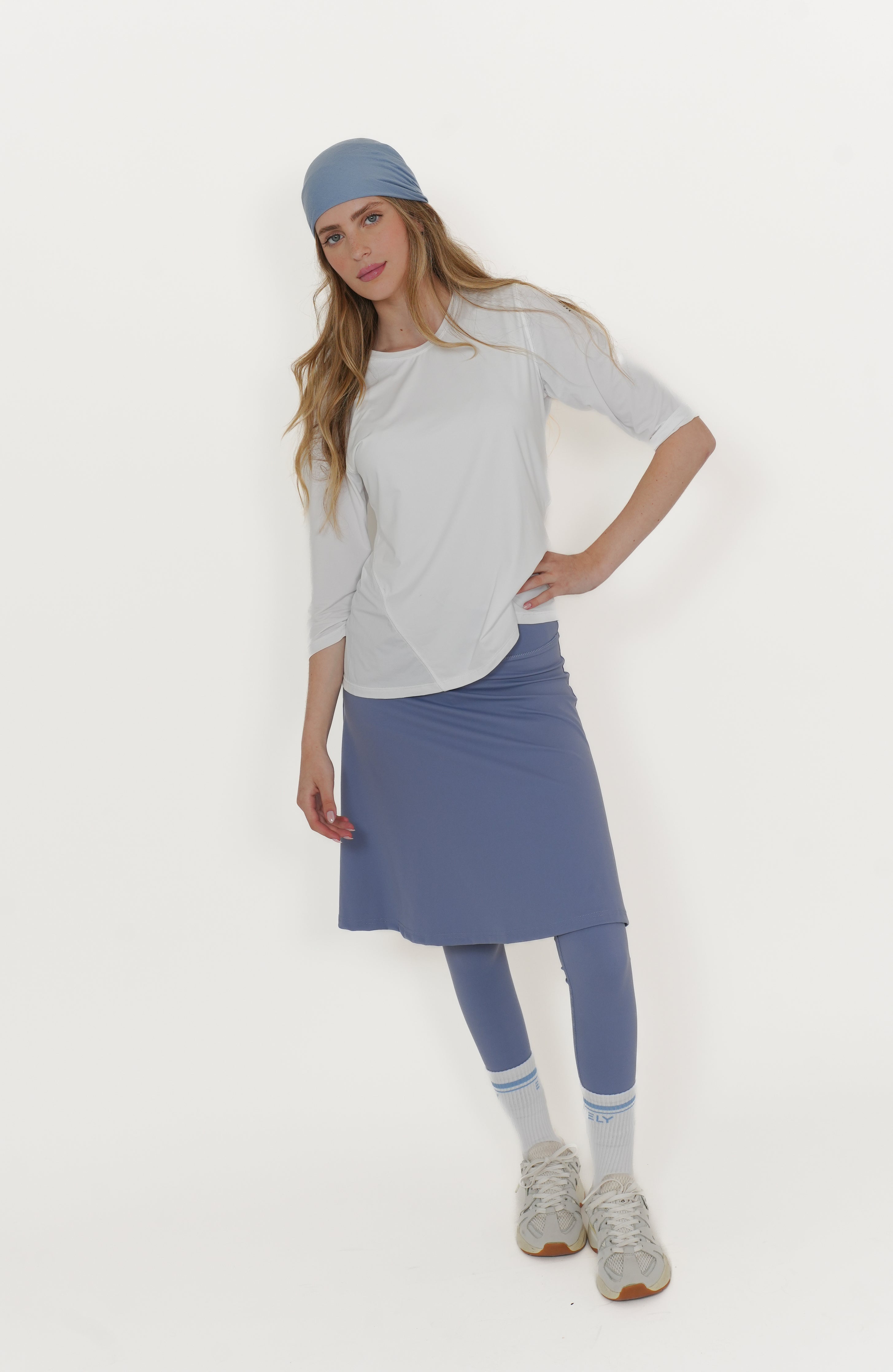 LUX Motion High-Waist Skirted Legging with Pockets - Above Knee