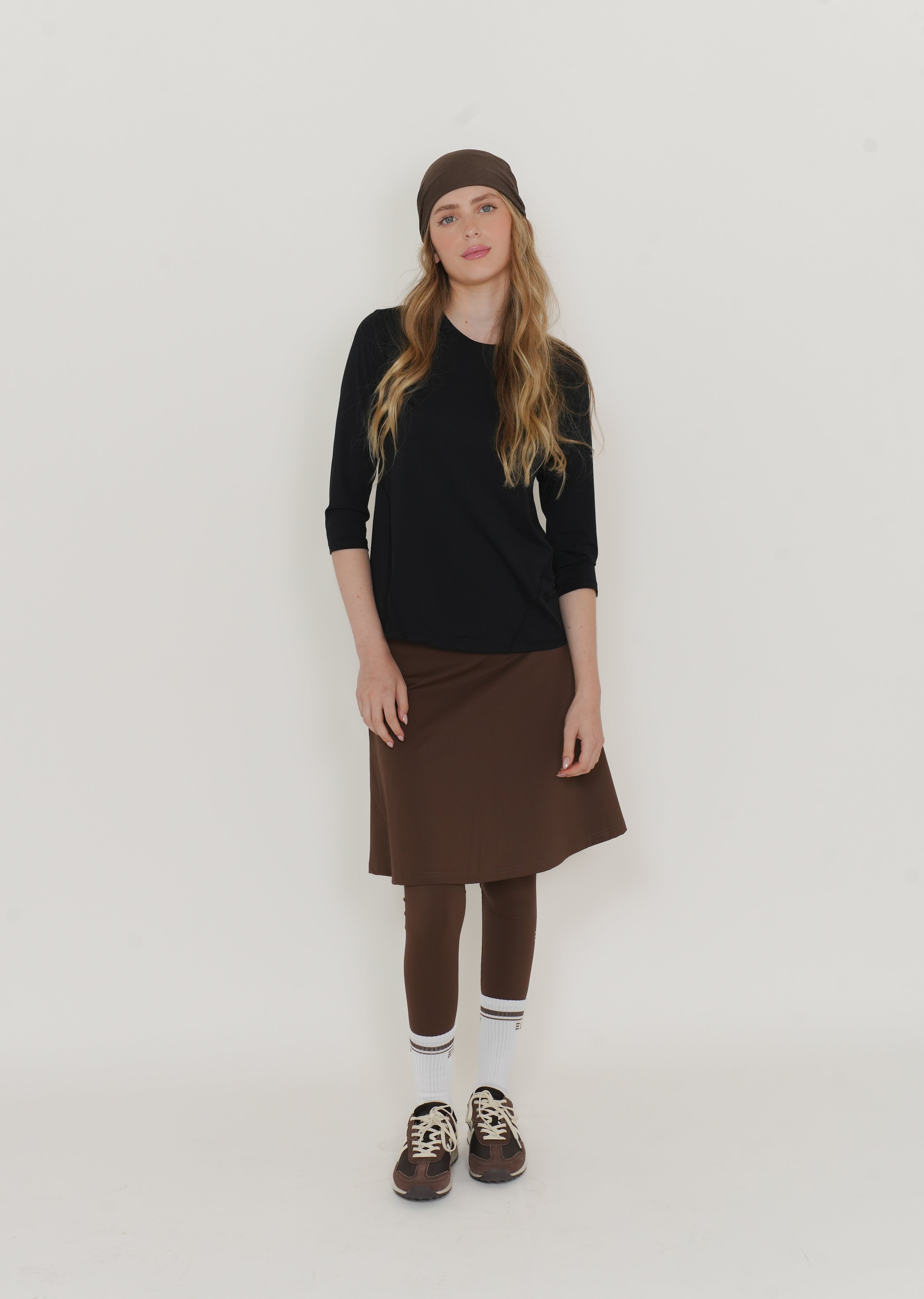 LUX Motion High-Waist Skirted Legging with Pockets - Above Knee