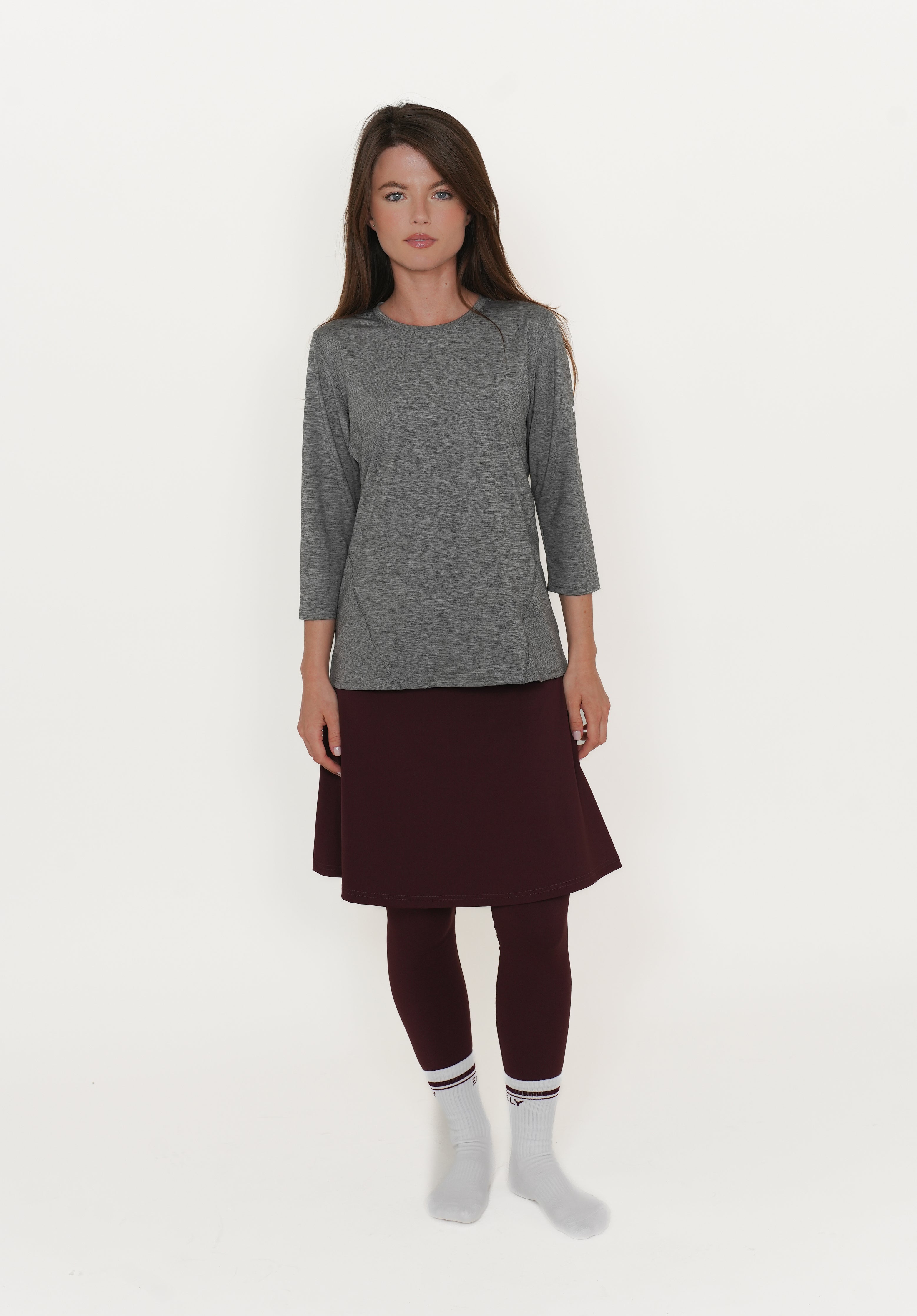 LUX Motion High-Waist Skirted Legging with Pockets - Above Knee