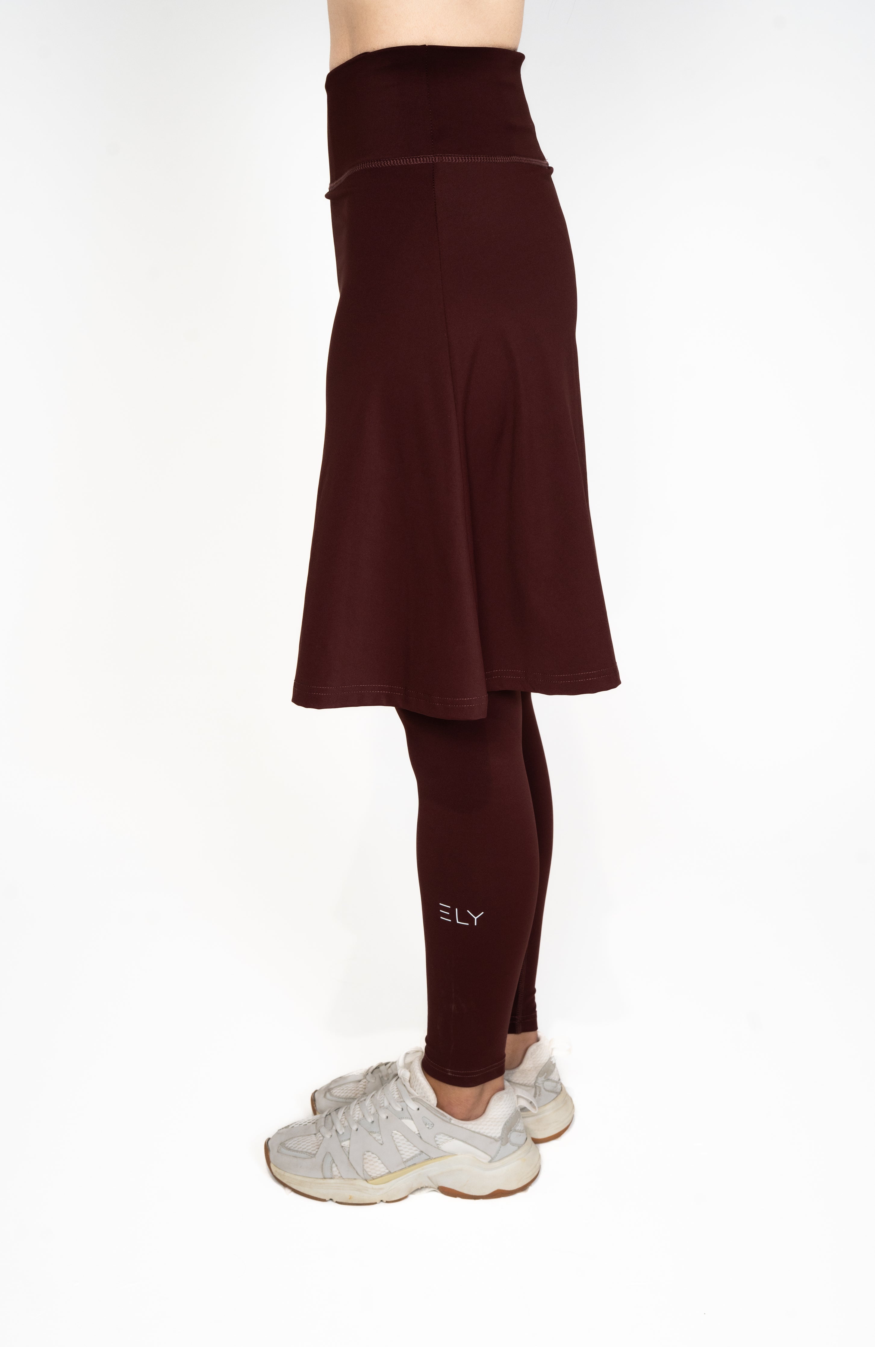 LUX Motion High-Waist Skirted Legging with Pockets - Above Knee