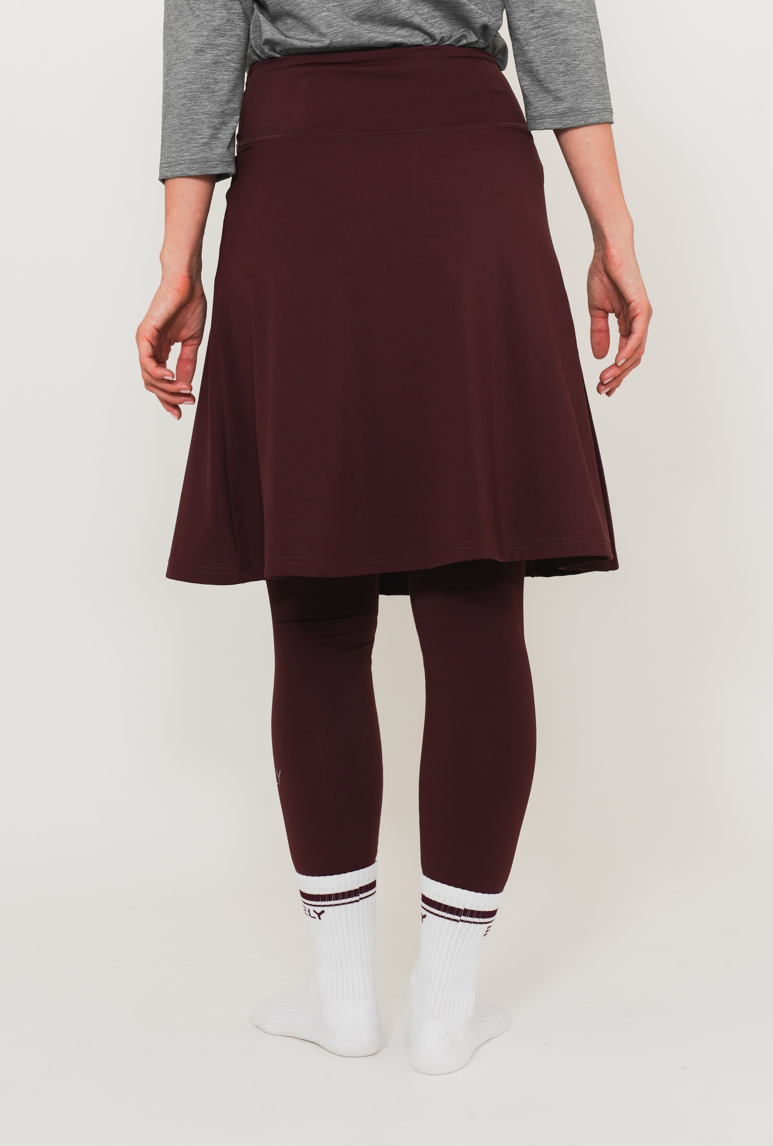 LUX Motion High-Waist Skirted Legging with Pockets - Above Knee