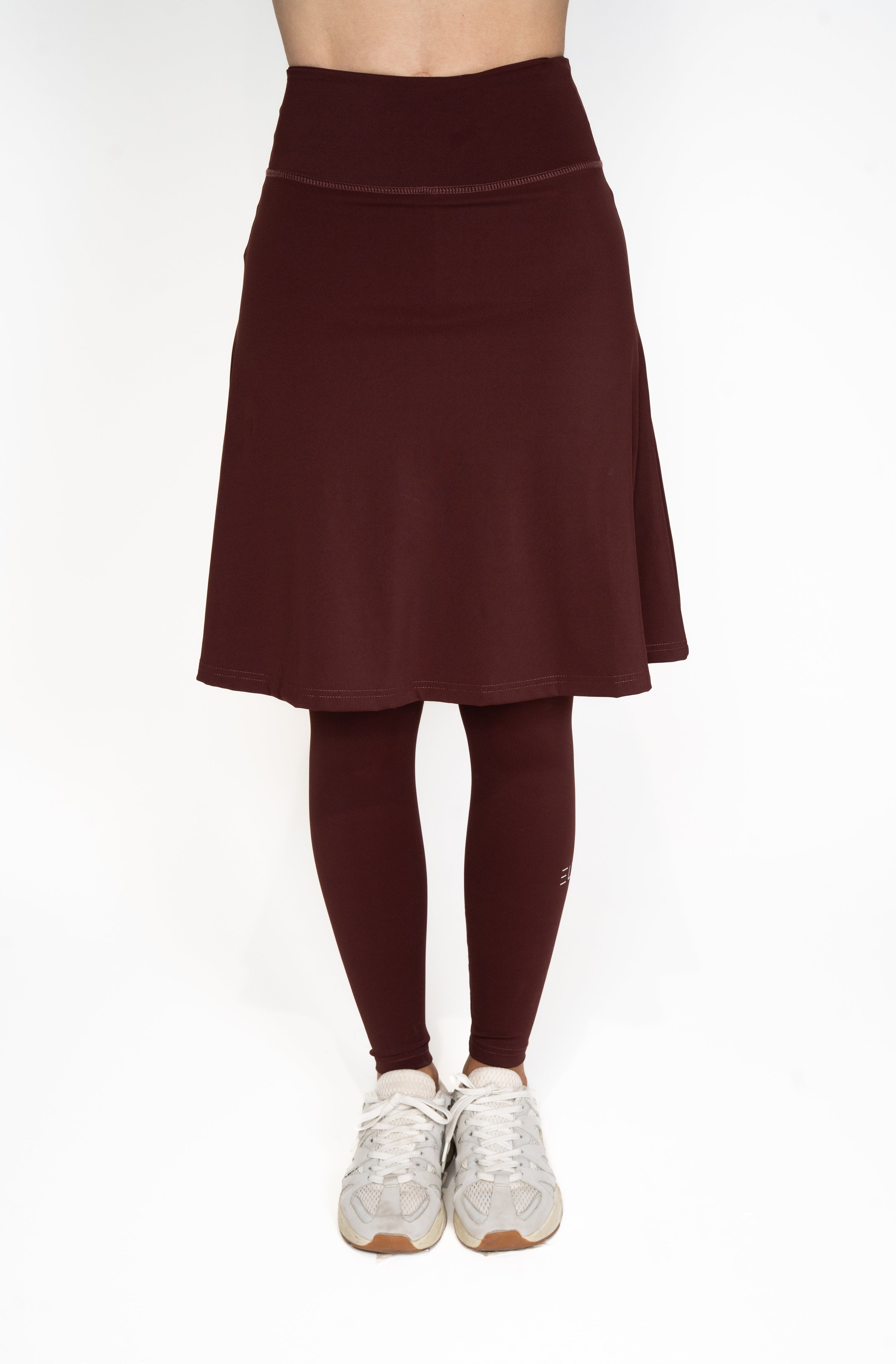 LUX Motion High-Waist Skirted Legging with Pockets - Above Knee