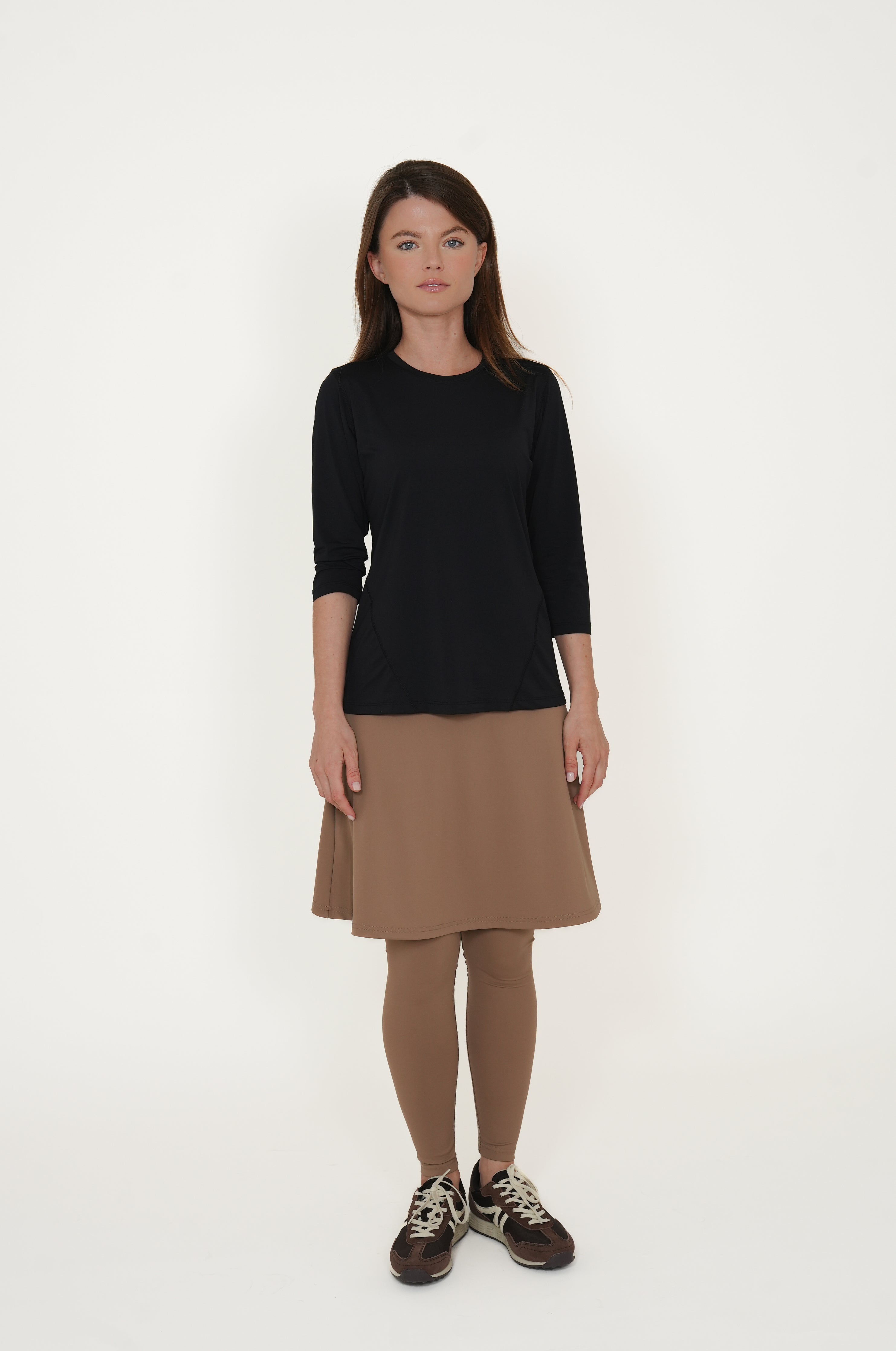 LUX Motion High-Waist Skirted Legging with Pockets - Above Knee