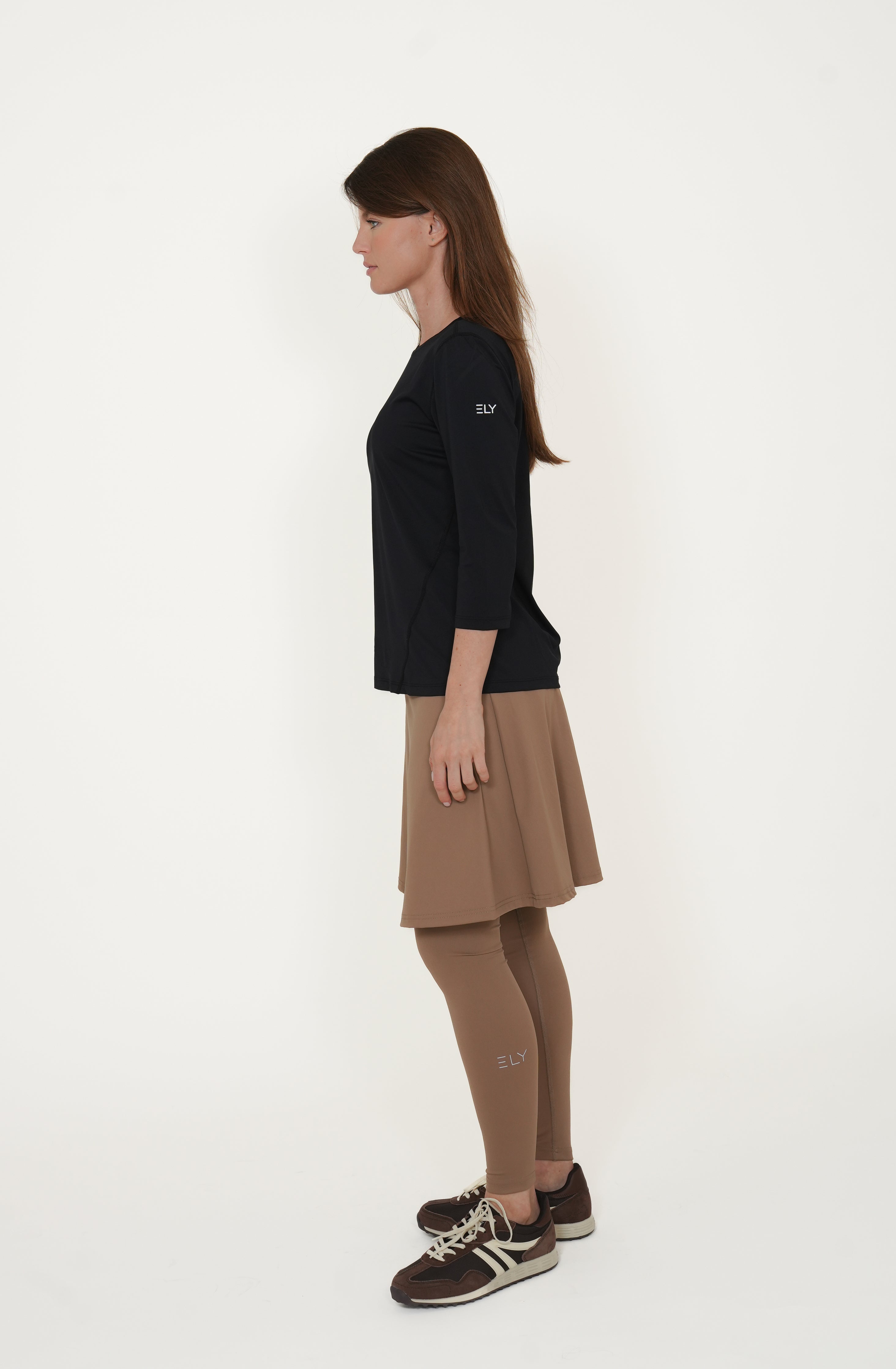 LUX Motion High-Waist Skirted Legging with Pockets - Above Knee
