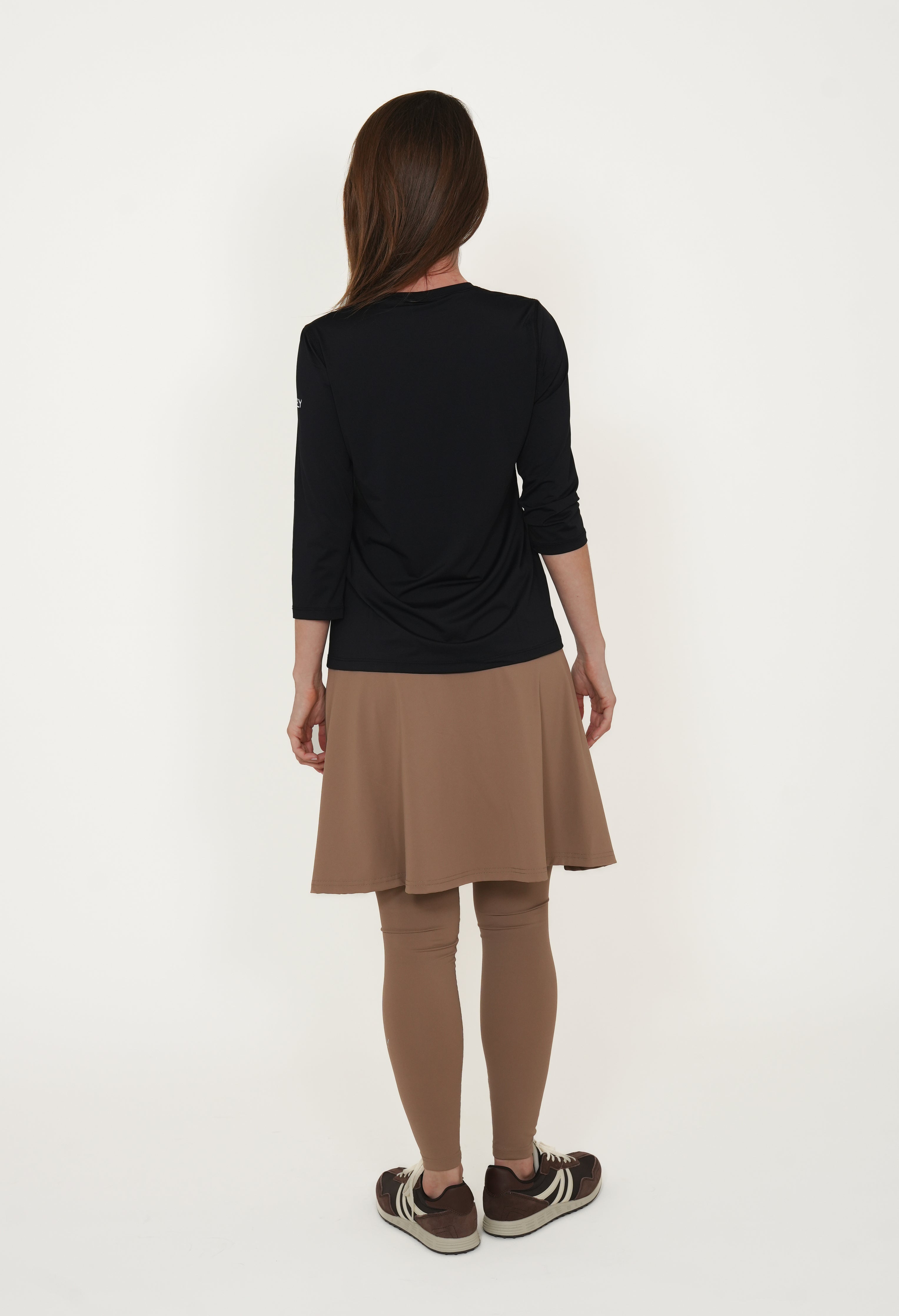 LUX Motion High-Waist Skirted Legging with Pockets - Above Knee