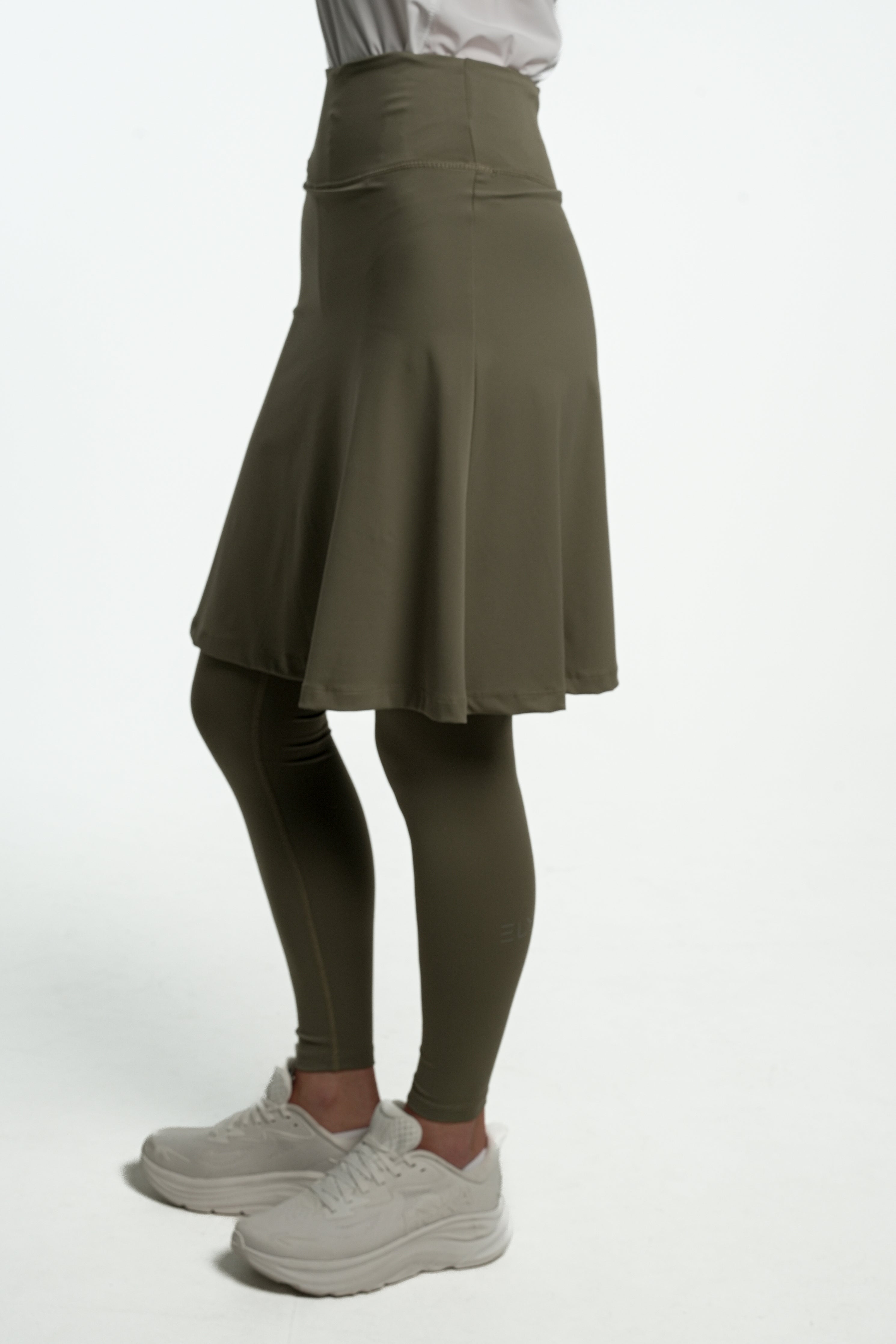 LUX Motion High-Waist Skirted Legging with Pockets - Above Knee