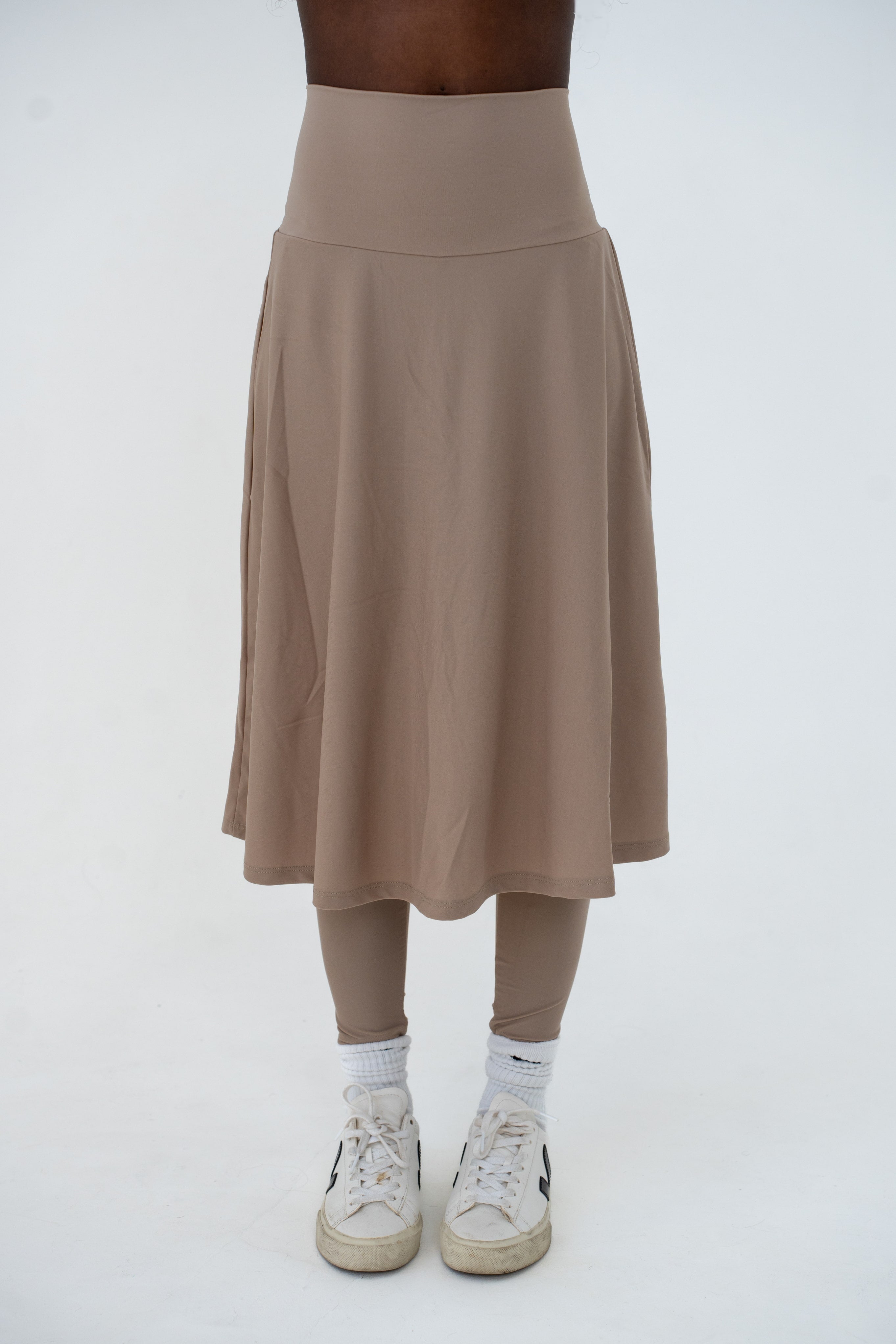Legging-jupe Taille Haute – Longueur sous les genoux