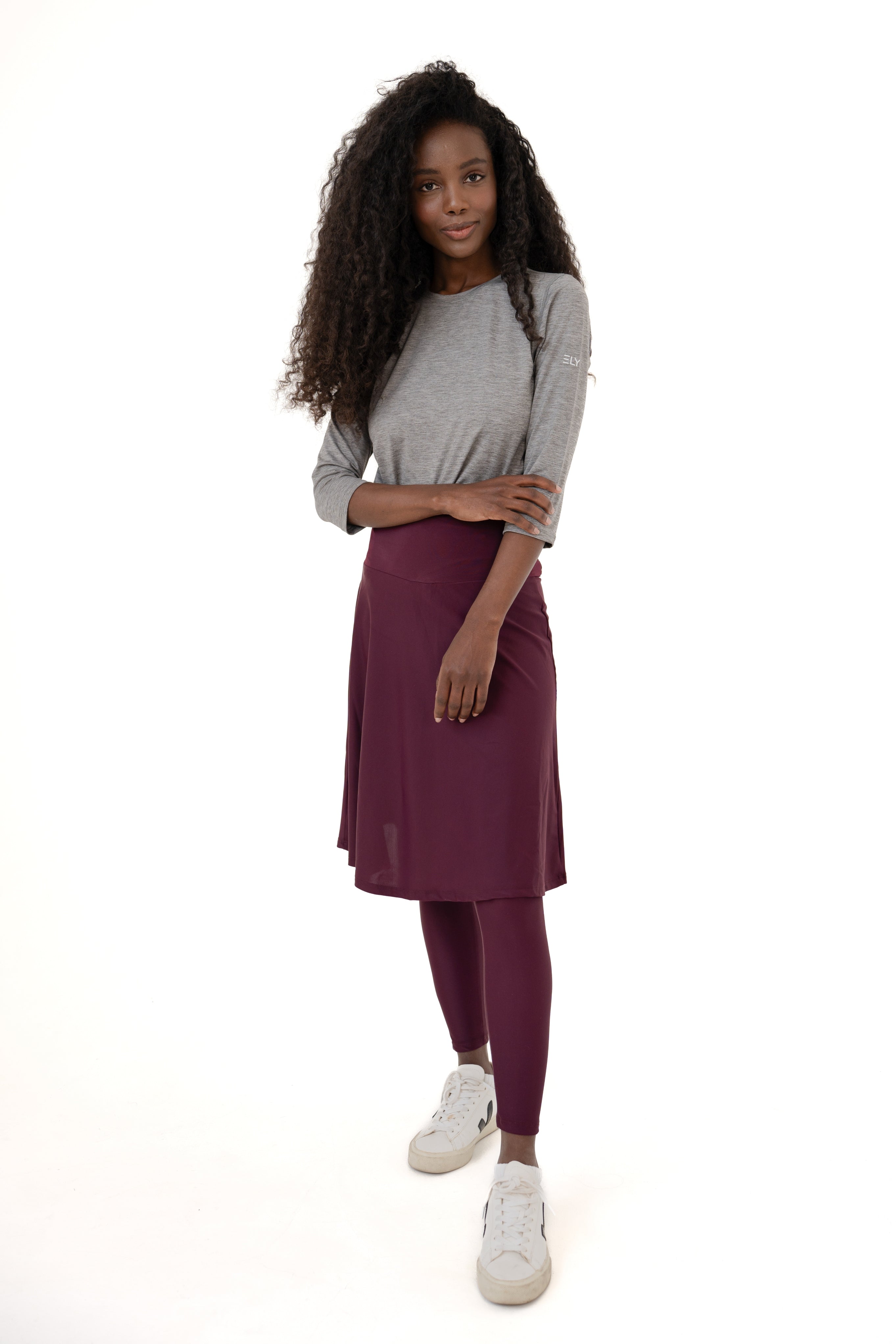Legging-jupe Taille Haute – Longueur genoux