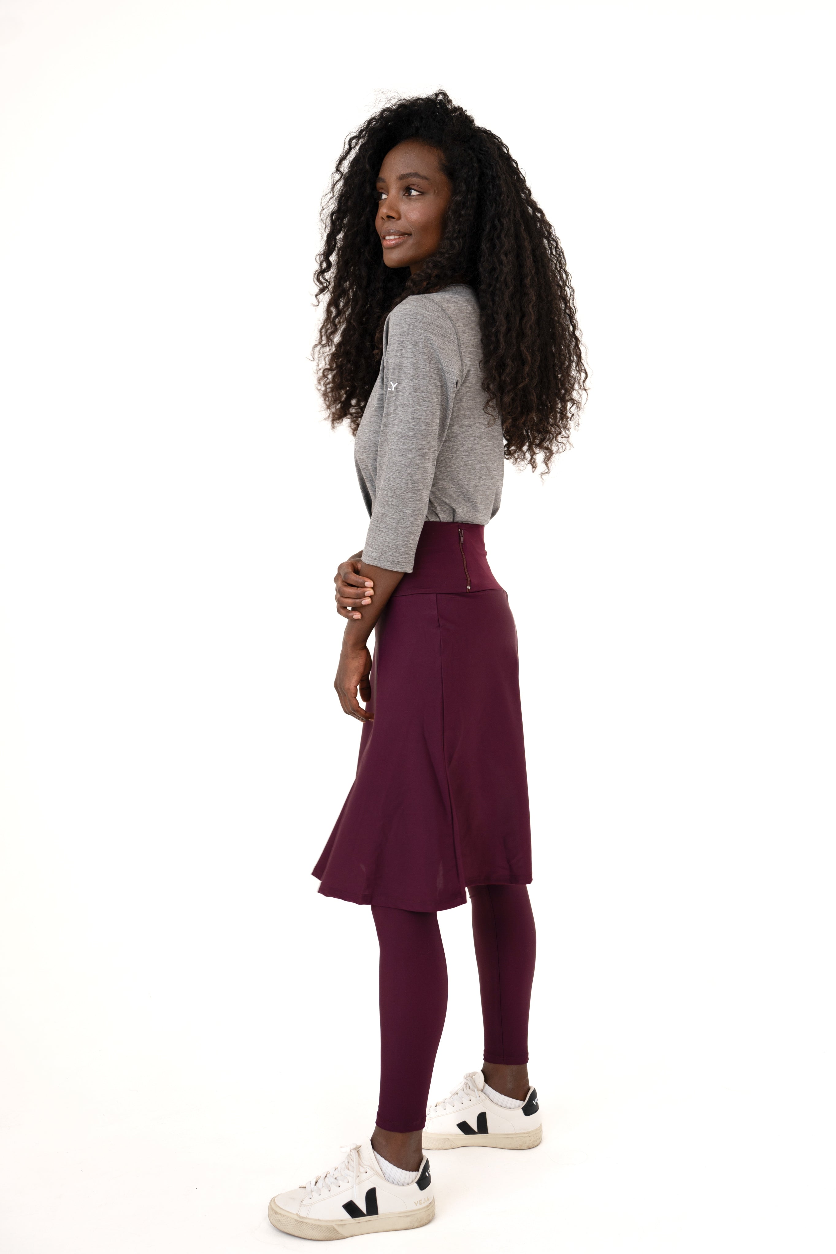 Legging-jupe Taille Haute – Longueur genoux