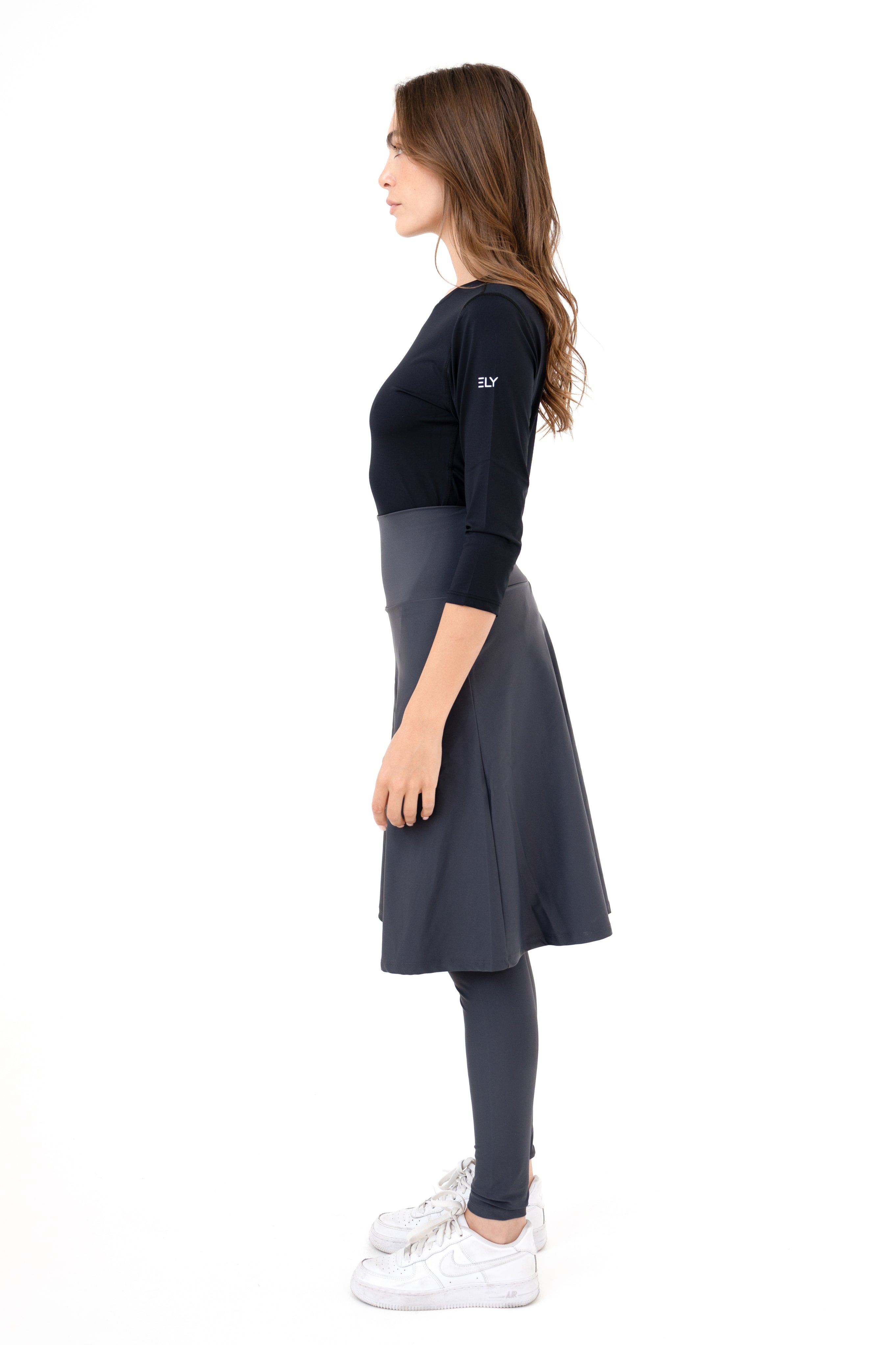 Legging-jupe Taille Haute – Longueur genoux