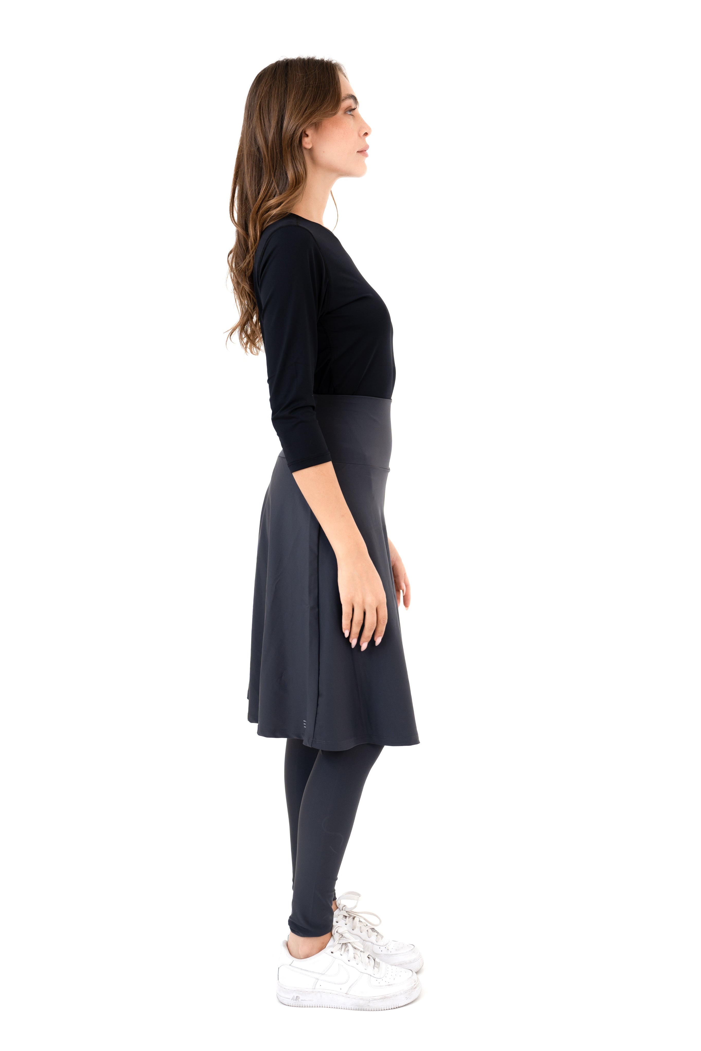 Legging-jupe Taille Haute – Longueur genoux