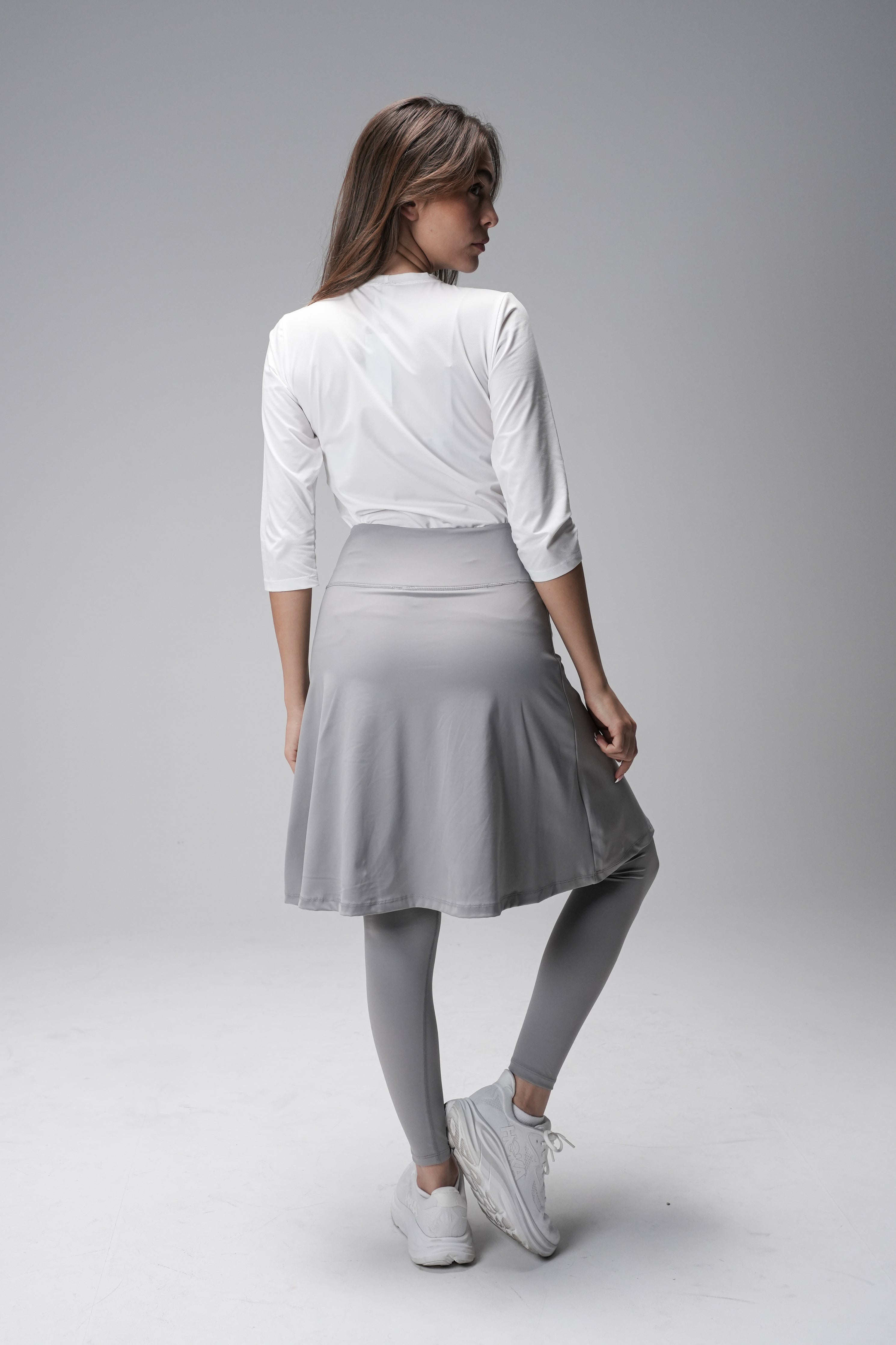 Legging-Jupe LUX Motion Taille Haute avec Poches – Longueur au-dessus du Genou