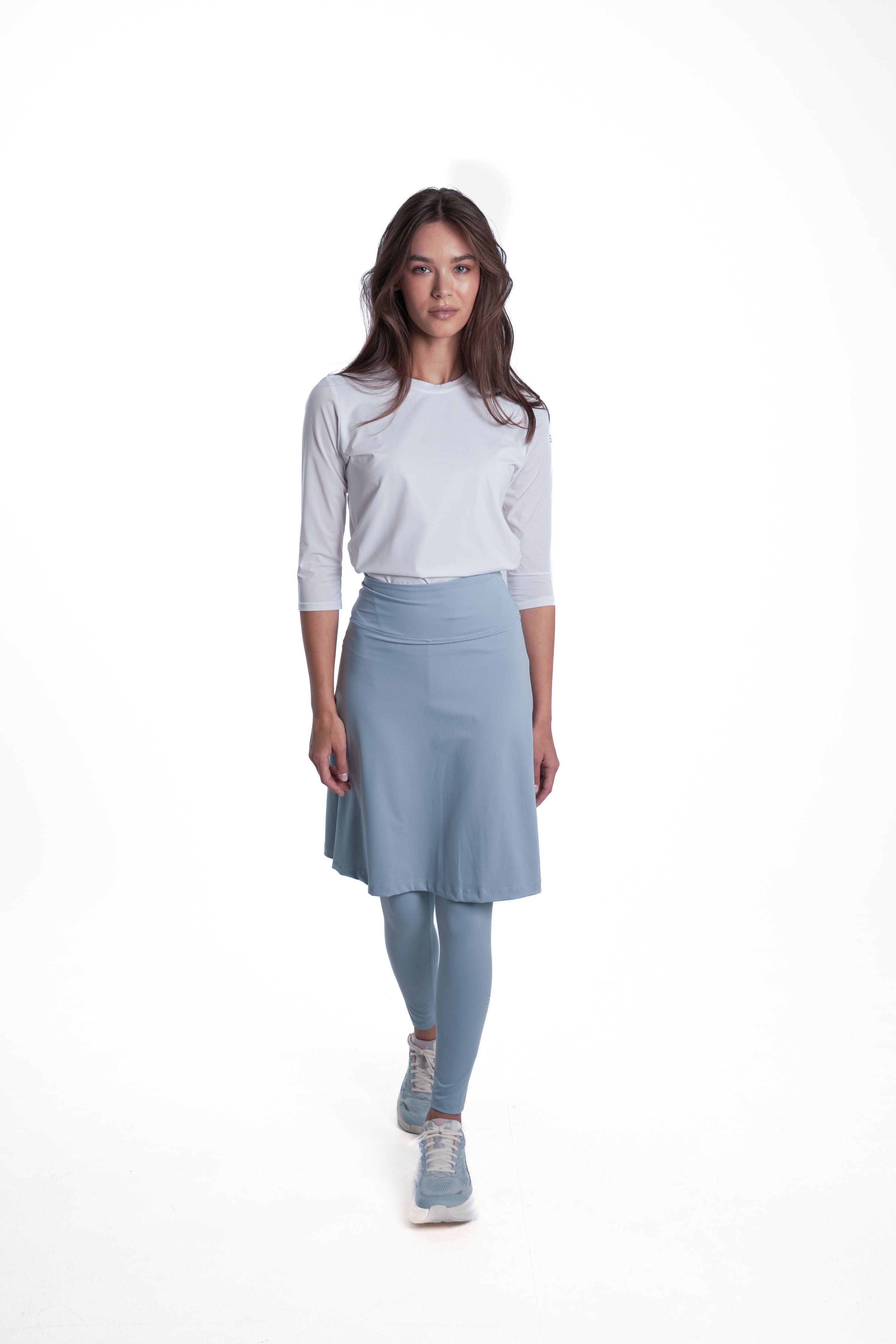 LUX Motion High-Waist Skirted Legging with Pockets - Above Knee