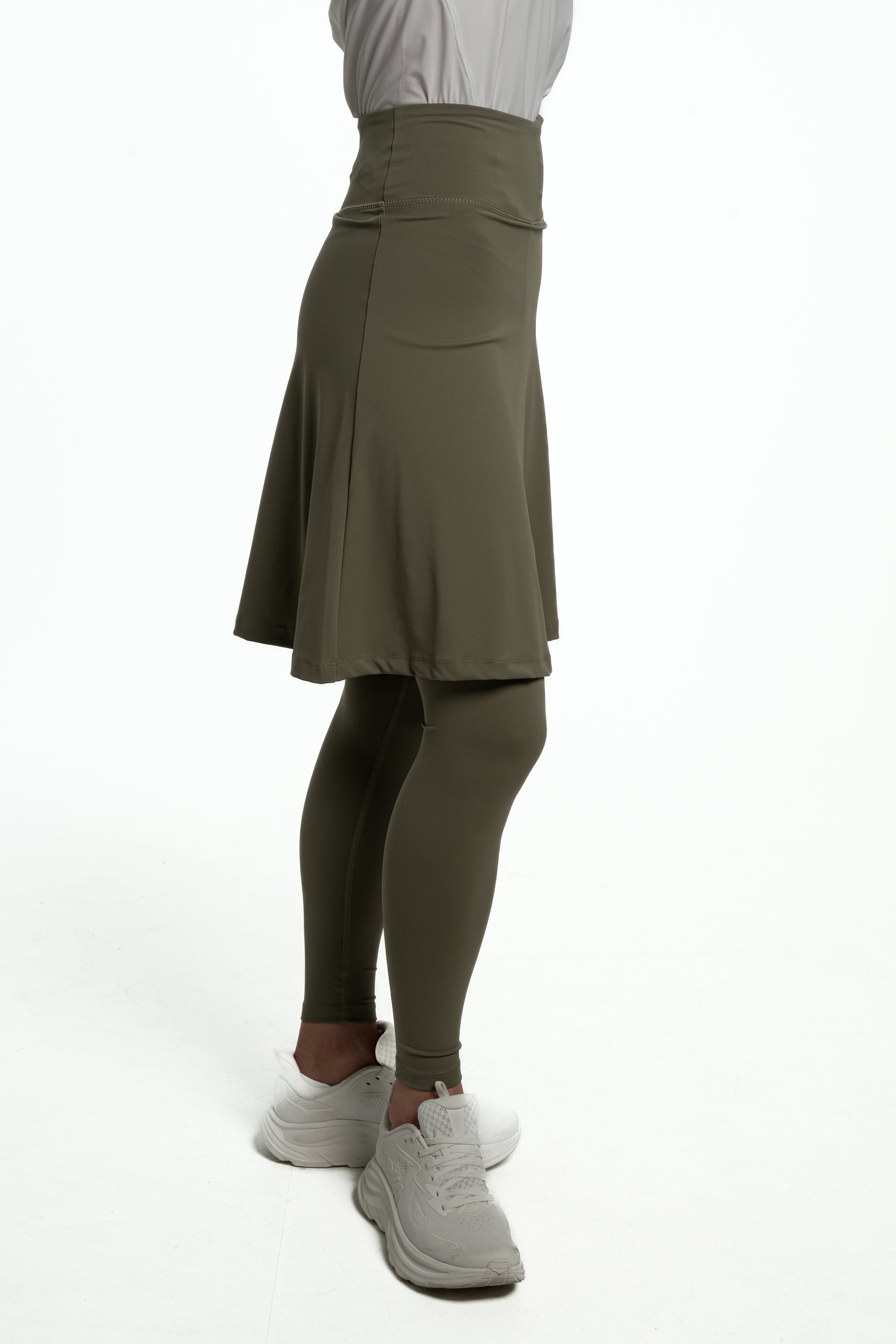 LUX Motion High-Waist Skirted Legging with Pockets - Above Knee