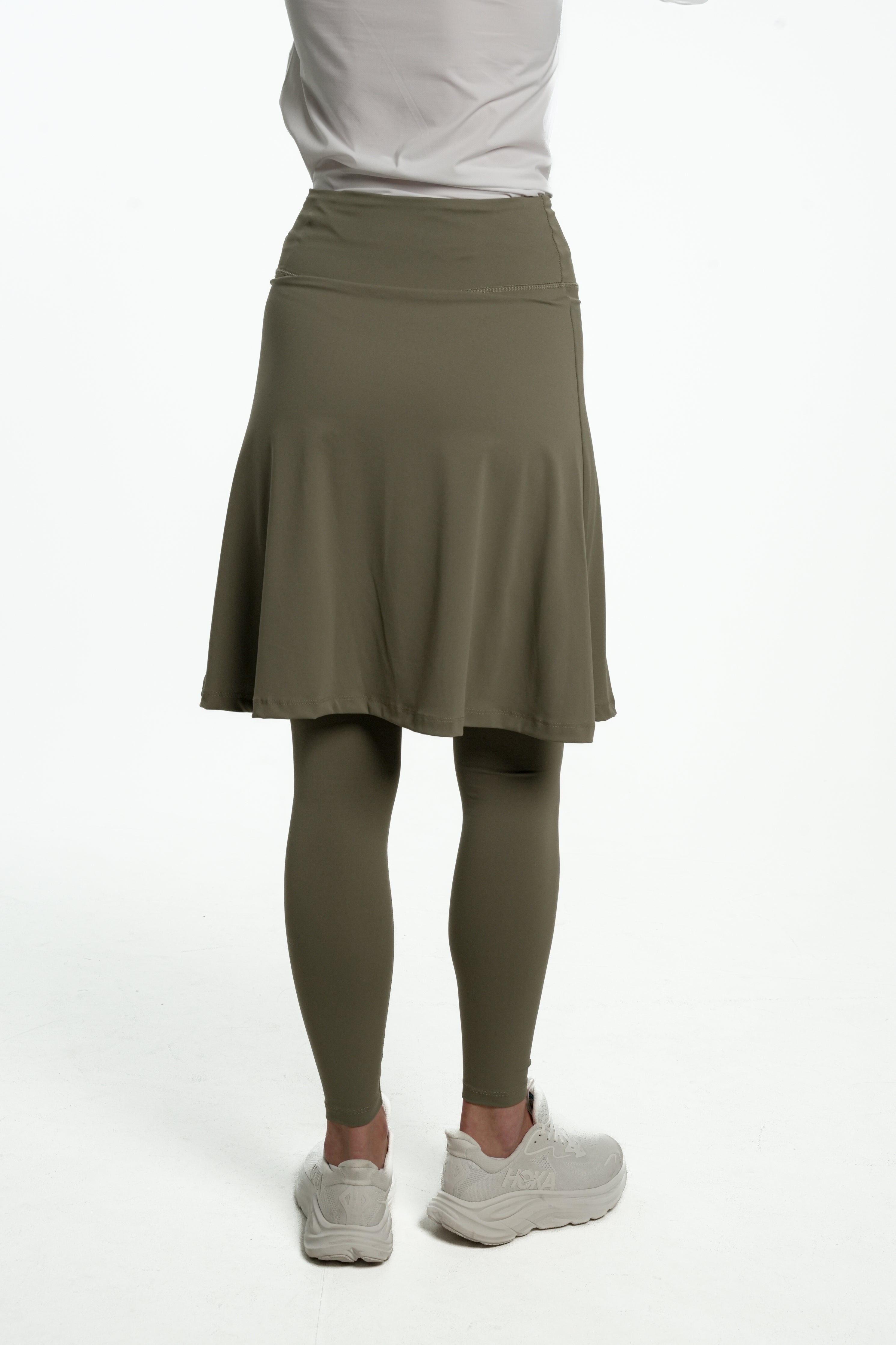 LUX Motion High-Waist Skirted Legging with Pockets - Above Knee
