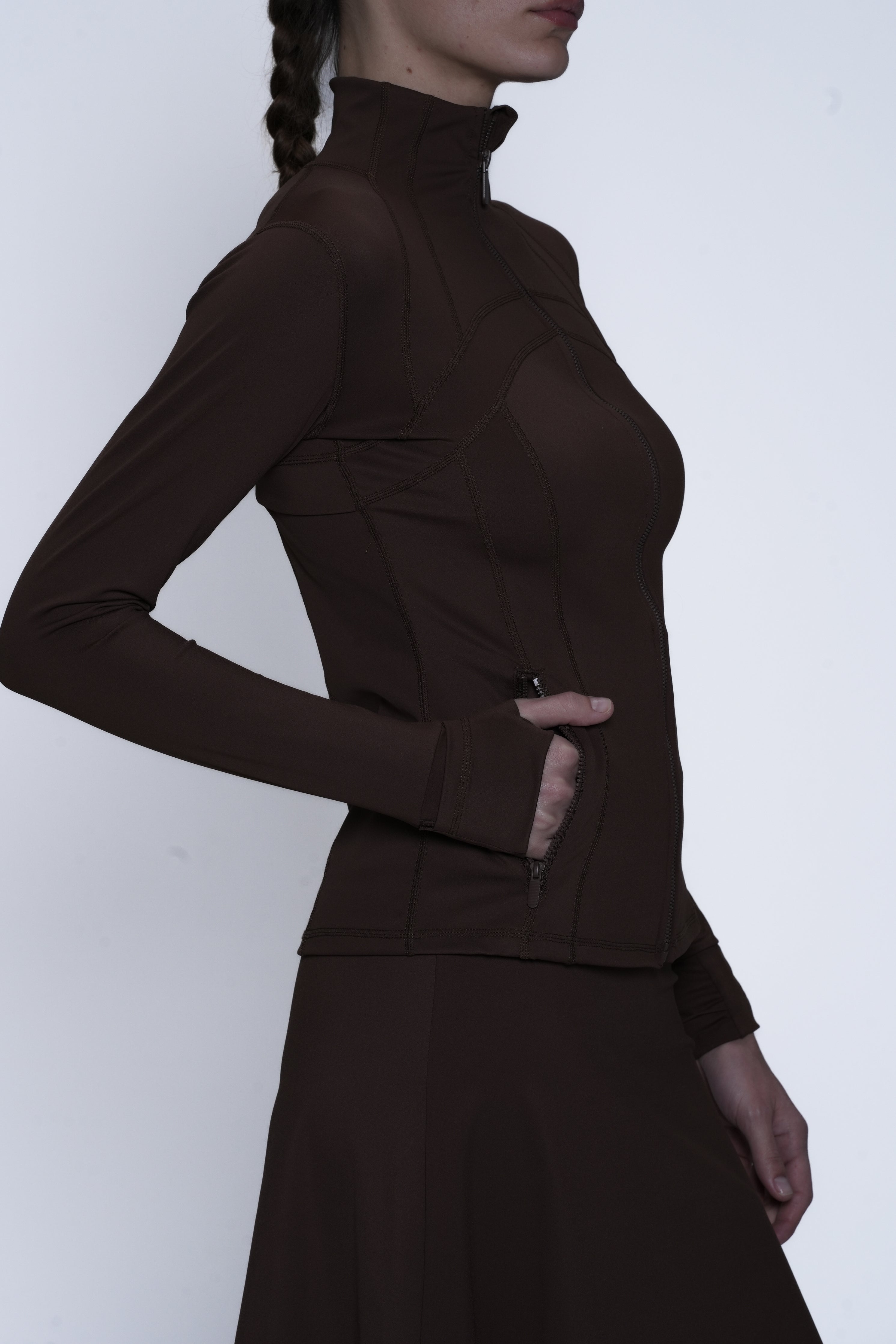 ז׳קט LUX עם רוכסן