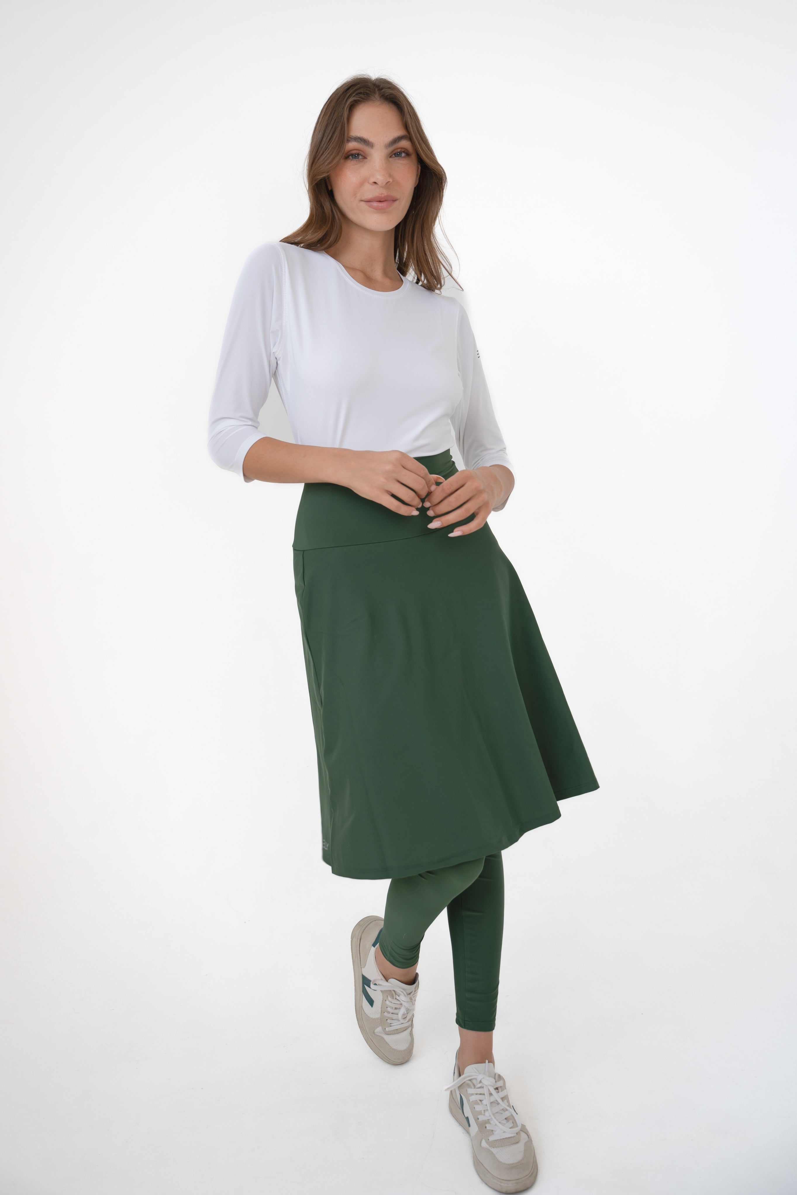 Legging-jupe Taille Haute – Longueur genoux